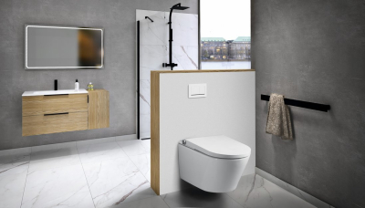 Sapho VEEN CLEAN závěsné WC s integrovaným elektronickým bidetem VE421
