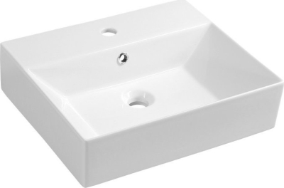 Isvea SISTEMA keramické umyvadlo 50x42cm, bílá 10SF50051