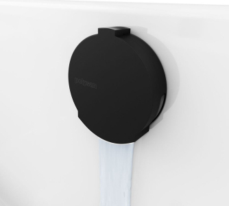 Polysan Vanová souprava s napouštěním, bovden, délka 800mm, zátka 72mm, černá mat 71853.21