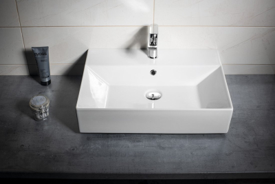Isvea SISTEMA keramické umyvadlo 60x42cm, bílá 10SF50060