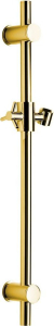Sapho Sprchová tyč, posuvný držák, kulatá, 700mm, zlato SC017