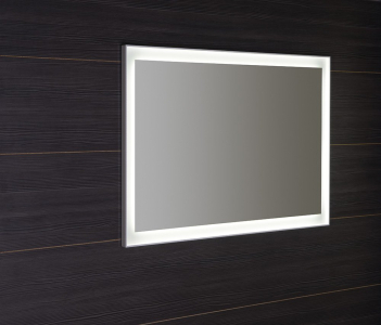 Sapho FLUT zrcadlo s LED podsvícením 100x70cm, bílá FT100