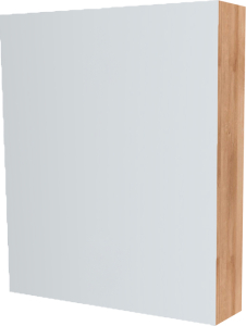 Mereo Koupelnová skříňka zrcadlová 60 cm, galerka, 1x dvířka levá, Multidecor, Dub Riviera mountain CN798G61DMON