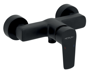 Novaservis Sprchová baterie bez příslušenství 150 mm METALIA 58, černá 58061/1,5