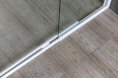 Aqualine AMICO sprchové dveře výklopné 740-820x1850mm, čiré sklo G70