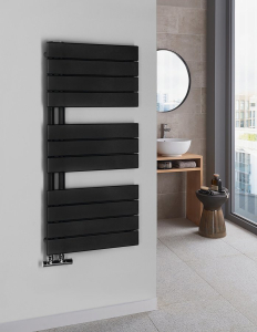Aqualine MILI otopné těleso 450x934mm, černá mat DC606T