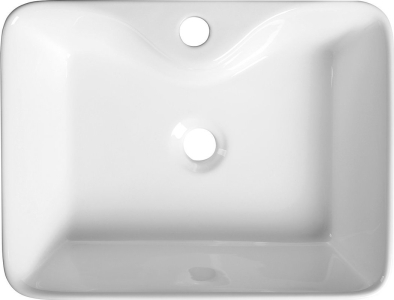Sapho BALENA keramické umyvadlo na desku 48x37 cm, bílá BH7013