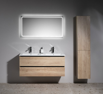 Sapho GEMINI zrcadlo s LED osvětlením 120x60cm GM120