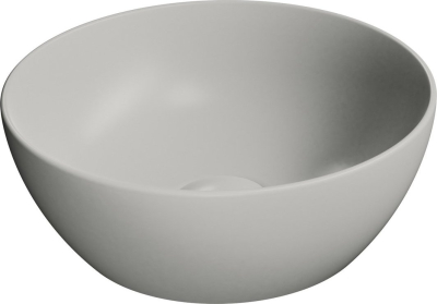 GSI PURA keramické umývátko na desku, průměr 32cm, cenere mat 885417