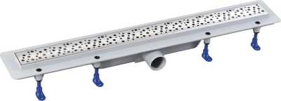 Aqualine MARMI podlahový žlab s nerezovým roštem, L-710, DN50 1702-70