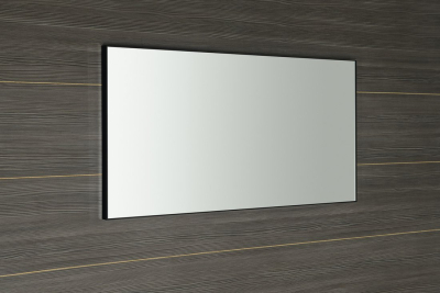 Sapho AROWANA zrcadlo v rámu 120x60cm, černá mat AWB1260