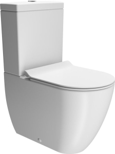 GSI PURA WC mísa kombi spodní/zadní odpad, Swirlflush, 36x63cm, bílá dual-mat 880609