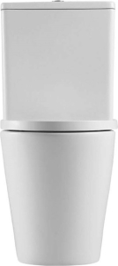 Mereo WC kombi vario odpad, kapotované, Smart Flush RIMLESS, 605x380x825mm, keramické, vč. sedátka VSD91T2