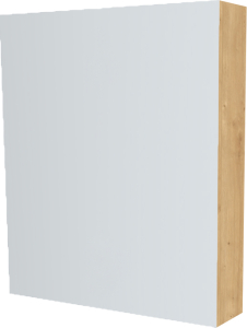 Mereo Koupelnová skříňka zrcadlová 60 cm, galerka, 1x dvířka levá, Multidecor, Dub Arlington CN798G61DARL