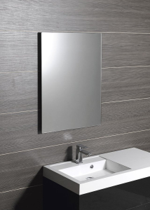 Sapho PLAIN zrcadlo s broušenou hranou 60x80cm, zakulacené rohy, CU free 1501-26