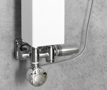 Bruckner WICHER COMBI připojovací sada termostatická pro středové připojení 50mm, chrom 600.331.1
