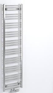 Bruckner ALBRECHT otopné těleso 400x1570mm, středové připojení, chrom 600.113.1