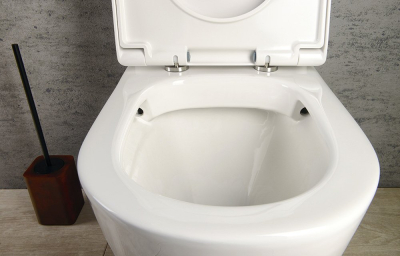 Sapho TURKU WC kombi, zvýšený sedák, Rimless, spodní/zadní odpad, bílá PC104WR