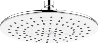 Mereo Talířová sprcha horní ø 226 mm s kloubem, pochromovaný plast CB585C