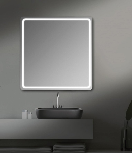 Sapho NYX zrcadlo s LED osvětlením 800x800mm NY080