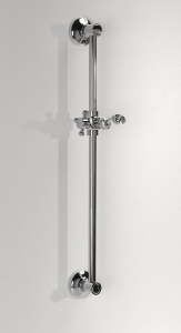 Sapho ANTEA sprchová tyč, posuvný držák, kulatá, 670mm, chrom SAL0031