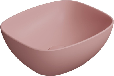 GSI NUBES keramické umyvadlo na desku 40x35cm, blush mat 978524