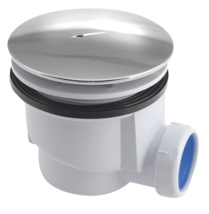Aqualine Vaničkový sifon, průměr 90mm, DN40, krytka ABS/chrom PF408