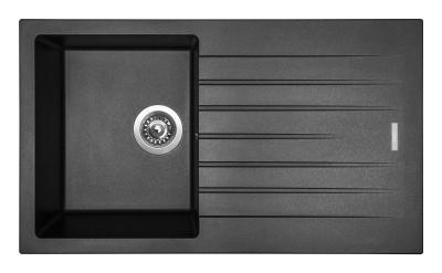 Granitový dřez Sinks PERFECTO 860 Metalblack+ENIGMA S GR PE86074ENSGR74