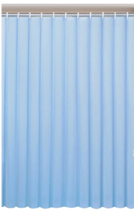Aqualine Sprchový závěs 180x180cm, vinyl, modrá 0201003 M