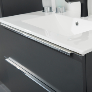 Mereo Mailo, koupelnová skříňka 61 cm, chrom madlo, Multidecor, Jasan horský CN590SJASH