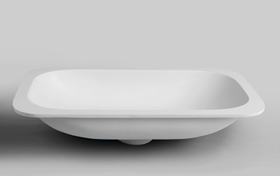 Sapho IMPALA umyvadlo pod desku, Rockstone, 67, 2x35, 5cm, bílá mat IM630