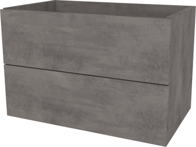 Mereo Aira, koupelnová skříňka 101 cm, Multidecor, Beton tmavě šedý CN792SBET2