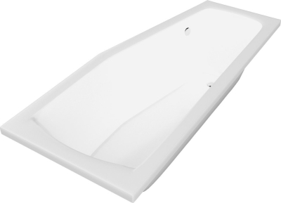 Aqualine OPAVA vana 160x70x44cm, pravá, bílá A1671