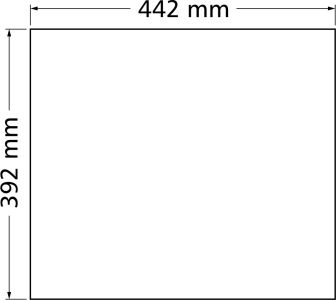 Granitový dřez Sinks FRAME 457 Pureblack ACRFR45740626