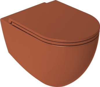 Isvea INFINITY WC sedátko, SLIM, Soft Close, Easy Take, terracotta 40KF0548I-S