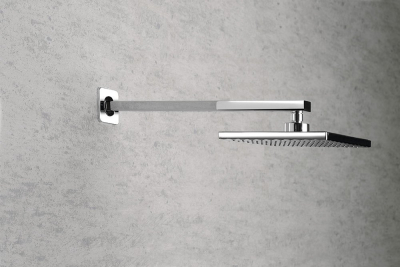 Aqualine Sprchové ramínko hranaté nízké, 400mm, chrom TQ043
