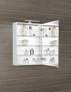 Sapho MIRRÓ galerka s LED osvětlením, 50x70x16cm, levá/pravá, bílá MC050-0030