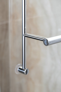 Sapho Závěsný držák ručníků na sprchovou zástěnu 600x730x125mm, chrom 1301-09