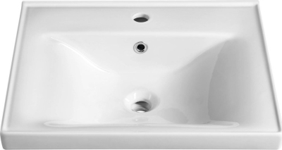 Aqualine SAVA 55 keramické umyvadlo nábytkové 55x46cm, bílá 2055