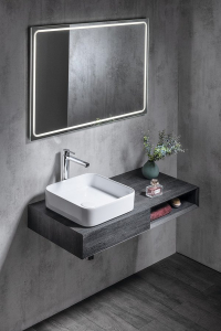 Sapho GEMINI zrcadlo s LED osvětlením 100x70cm GM100
