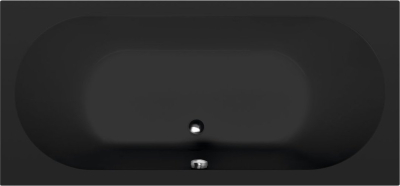 Polysan LEVANA obdélníková vana 170x80x39cm, černá mat 71745.21