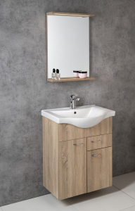 Aqualine ZARA 65 keramické umyvadlo nábytkové 64, 5x46cm, bílá 10065