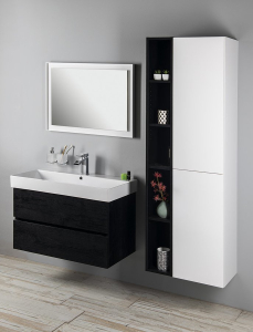 Sapho FLUT zrcadlo s LED podsvícením 60x80cm, bílá FT060