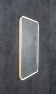 Sapho FLOAT zrcadlo s LED podsvícením 60x80cm, bílá 22572