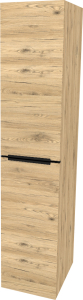 Mereo Mailo, koupelnová skříňka vysoká 170 cm, černé madlo, Multidecor, Dub San remo sand CN594LPBDSAN