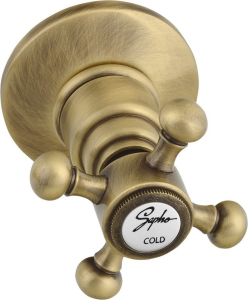 Sapho ANTEA podomítková sprchová baterie, 2 výstupy, bronz SET305-106