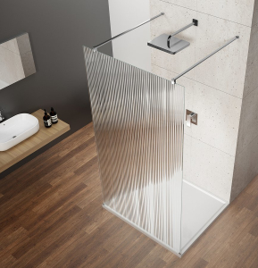 Gelco VARIO CHROME jednodílná sprchová zástěna do prostoru, sklo nordic, 1000 mm GX1510-01