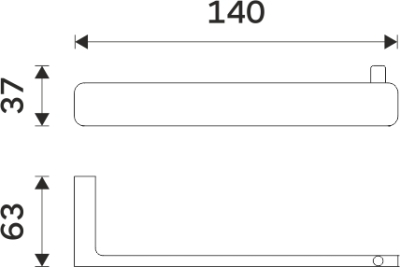 Nimco MAYA Držák na toaletní papír MA 29055-26