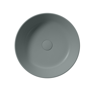 GSI KUBE X keramické umyvadlo na desku, průměr 45cm, agave mat 942704