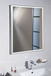 Sapho LUMINAR zrcadlo s LED osvětlením v rámu 60x80cm, chrom NL557
